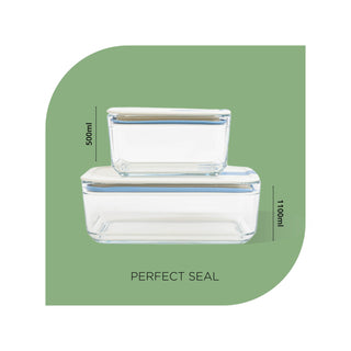 Neoflam Perfect Seal 2pcs Set (500ml + 1100ml)
