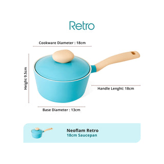 Neoflam Retro 18cm Saucepan