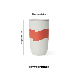 Neoflam Better Finger Flat Cap Tumbler Flamy 500ml