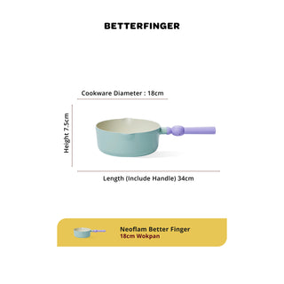 Neoflam Better Finger 18cm Wokpan