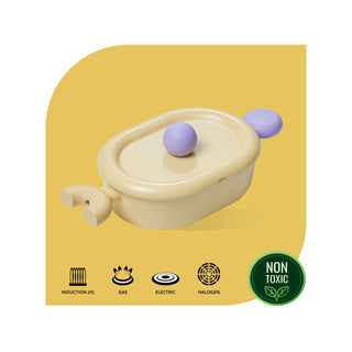 Neoflam Better Finger 24cm Low Casserole with Casting Lid
