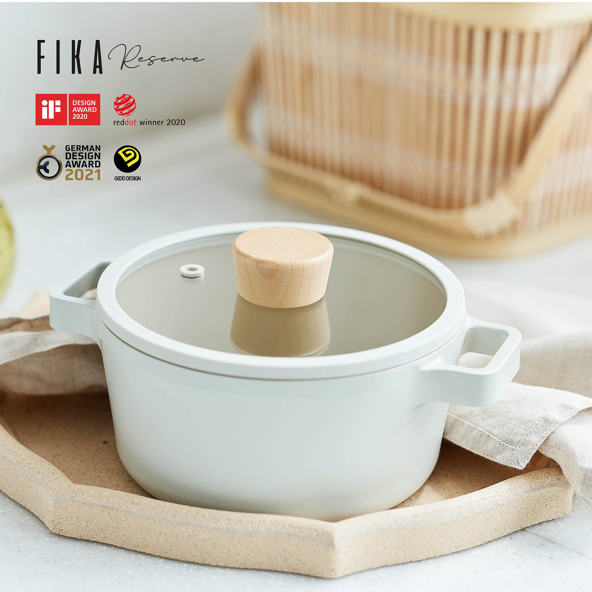 Neoflam] Fika Cookwares Original frying pan wok casserole Collection Series