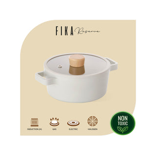 Neoflam Fika Reserve 18cm Saucepan + 24cm Casserole Set