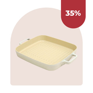 Neoflam FIKA Rectangular Grill 28cm Cast Aluminium