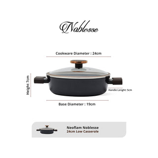 Neoflam Noblesse 24cm Low Casserole